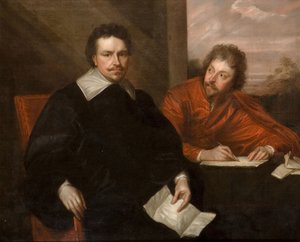 Lord Strafford et son secrétaire Sir P Mainwaring