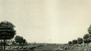 Lord Wellesley passant en revue la garde du corps à Ballygunje, vers 1770 - Unbekannt