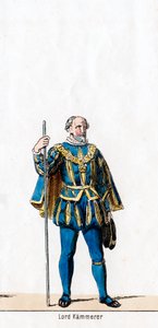 Lord trésorier, costume pour la pièce de Shakespeare, Henry VIII, XIXe siècle - Unbekannt