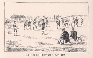 Terrain de cricket de Lords, Londres, 1793, 1912 - Unbekannt