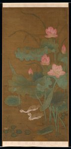 Lotus et oiseaux aquatiques - Unbekannt