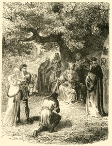 Louis IX rendant justice dans la forêt de Vincennes