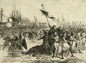 Louis IX. Débarquement en Égypte, 1249, 1890 - Unbekannt
