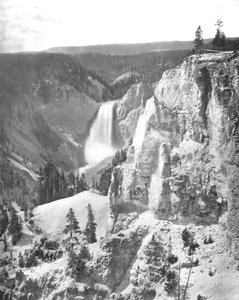Chutes inférieures du Yellowstone, Wyoming, USA, vers 1900 - Unbekannt