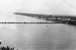 Ponton inférieur, Bagdad, Mésopotamie, Première Guerre mondiale, 1918 - Unbekannt