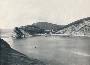 Lulworth - Lulworth Cove et Village, 1895 - Unbekannt
