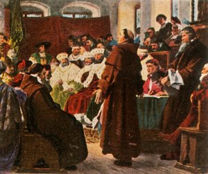 Luther à la Diète de Worms, 1521, 1936 - Unbekannt