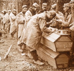 Repas macabre, Carency, nord de la France, c1914-c1918 - Unbekannt