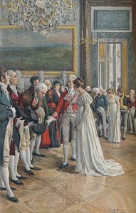 Madame Bonaparte recevant des ambassadeurs aux Tuileries, 1896