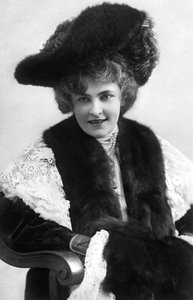 Madge Lessing 1866-1932, actrice allemande, années 1900