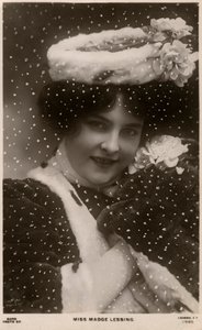 Madge Lessing, actrice allemande, vers 1906 - Unbekannt