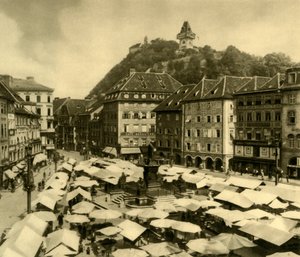 Place principale, Graz, Styrie, Autriche, c1935 - Unbekannt