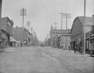 Rue principale, Butte City, Montana - Unbekannt