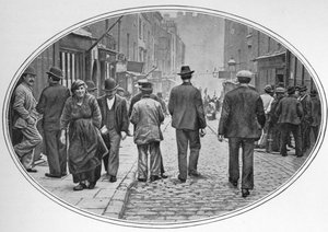 Rue principale de la communauté italienne, Clerkenwell, Londres, c1900 1901