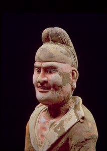 Homme voyageant le long de la Route de la Soie (détail) - Unbekannt