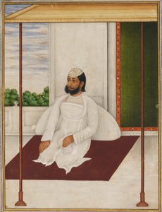Homme avec une calotte fleurie, 19e siècle
