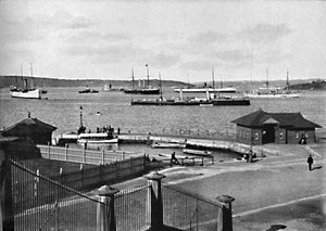 Man o War Stairs et Farm Cove, vers 1900 - Unbekannt