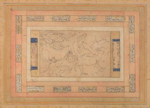 Homme avec un bélier, folio de l