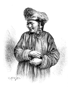 Femme mandchoue, vers 1890 - Unbekannt