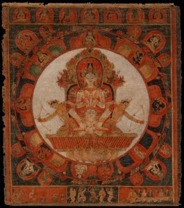 Mandala de Chandra, Dieu de la Lune - Unbekannt