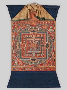 Mandala des formes de Manjushri, le Bodhisattva de la sagesse transcendante, fin du 14e siècle - Unbekannt