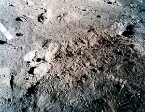 Vol spatial habité, USA, Apollo 17 sol orange sur la lune - Unbekannt