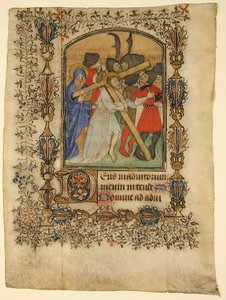 Feuille de manuscrit d
