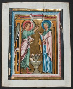 Feuille de Manuscrit avec l