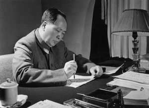 Mao Zedong, révolutionnaire et leader communiste chinois, vers 1950