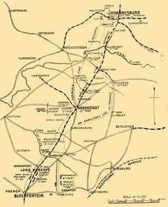 Carte montrant les lignes d