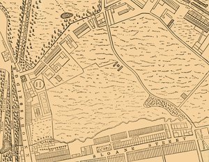 Carte de Belgravia, 1814, vers 1876