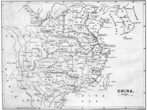 Carte de la Chine, 1847 - Unbekannt