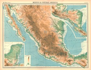Carte du Mexique et de l