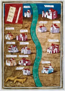 Carte de Palestine (miniature) - Unbekannt