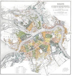 Carte de Petersburg - Unbekannt