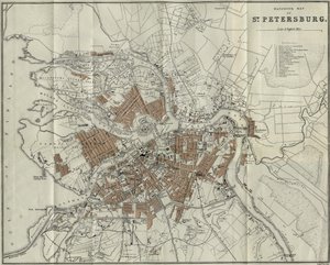 Carte de Petersburg, 1893 - Unbekannt