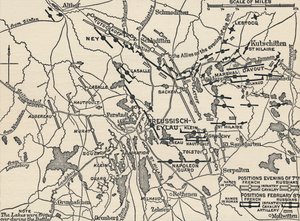 Carte de la bataille d