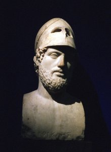 Buste en marbre de Périclès (Périclès) homme d