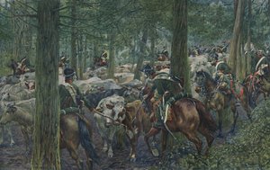 Les soldats de Marbot fourrageant lors de la retraite, 1896 - Unbekannt