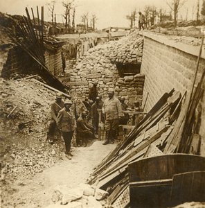 Caserne Marceau, Verdun, nord de la France, 1916 - Unbekannt