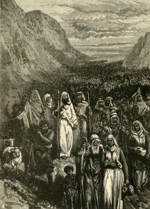 La marche des Israélites, 1890 - Unbekannt