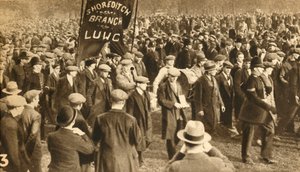 Manifestants de Shoreditch, protestations contre le test des moyens, Hyde Park, Londres, 1932, 1933 - Unbekannt