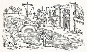 Marco Polo débarque à Ormuz, vers 1300, 1912 - Unbekannt
