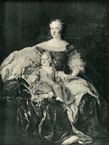 Maria Leszczynska et le Dauphin, vers 1730, 1903 - Unbekannt
