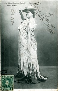 Maria Rodriguez, actrice espagnole, 1905 - Unbekannt