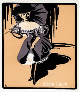 Marie Lloyd 1870-1922, chanteuse de music-hall anglaise, fin XIXe siècle - Unbekannt