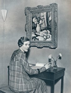 Marie Ney dans son appartement, vers 1934 - Unbekannt