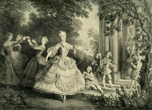Marie Sallé dansant, 1732, 1908