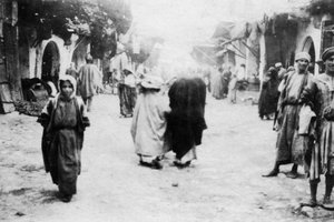 Marché, Mossoul, Mésopotamie, 1918