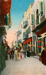 Rue du Marché, Suez, Égypte, 20e siècle - Unbekannt